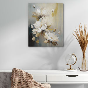 Flowing Floral Abstract - Canvas Print