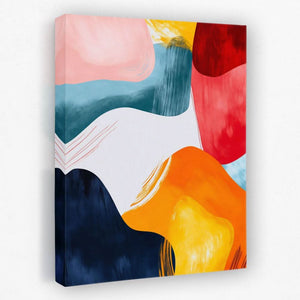 Fluid Harmony - Entryway Canvas Wall Art