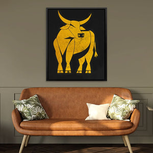 Force in Form - Bull Art for Dining Room