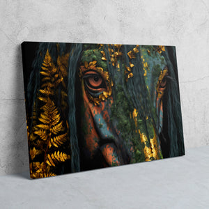 Forest Child Portrait - Luxury Wall Art