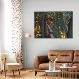 Forest Child Portrait - Luxury Wall Art