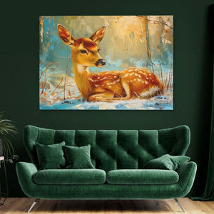 Forest Fawn - Large Canvas Print