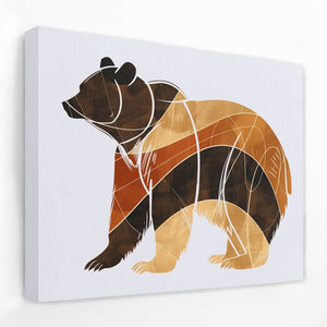 Forest Giant - Bear Canvas Wall Art