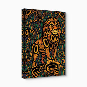 Formline Lion - Luxury Wall Art