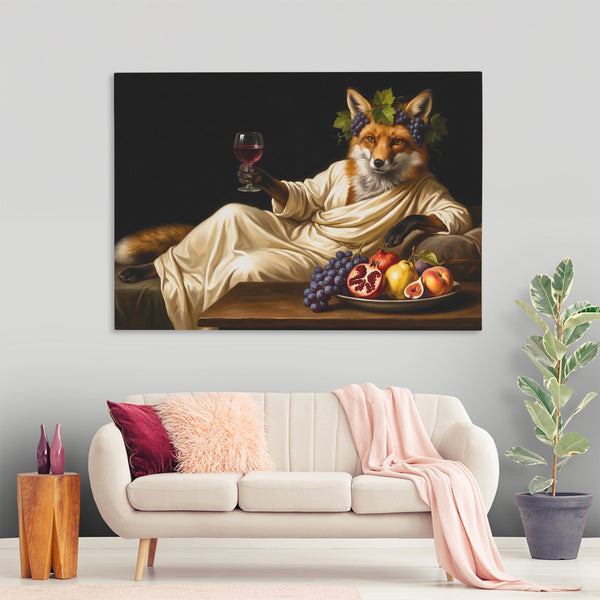 Fox Bacchus Repose in a room