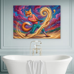 Fox Cosmic Swing โ Fox Cosmic Swing Luxury Bathroom Wall 96