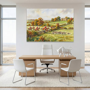 Fox Hunt Autumn — Fox Hunt Autumn White Bull Room Land 216