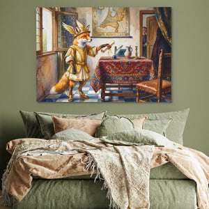 Fox Renaissance Study — Fox Renaissance Study Green Bedroom 151