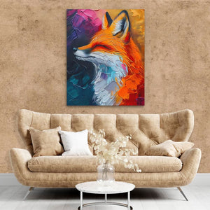 Foxy Tones - Colorful Wall Art for Living Room