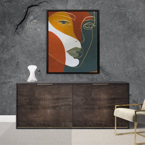 Fractured Identity Portrait - Luxury Wall Art
