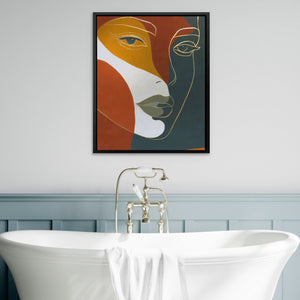 Fractured Identity Portrait - Luxury Wall Art