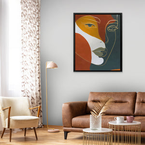Fractured Identity Portrait - Luxury Wall Art