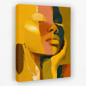 Fragmented Golden Self - Luxury Wall Art