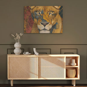 Fragmented Lion King - Luxury Wall Art