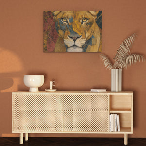 Fragmented Lion King - Luxury Wall Art
