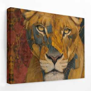 Fragmented Lion King - Luxury Wall Art