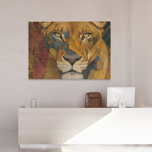 Fragmented Lion King - Luxury Wall Art