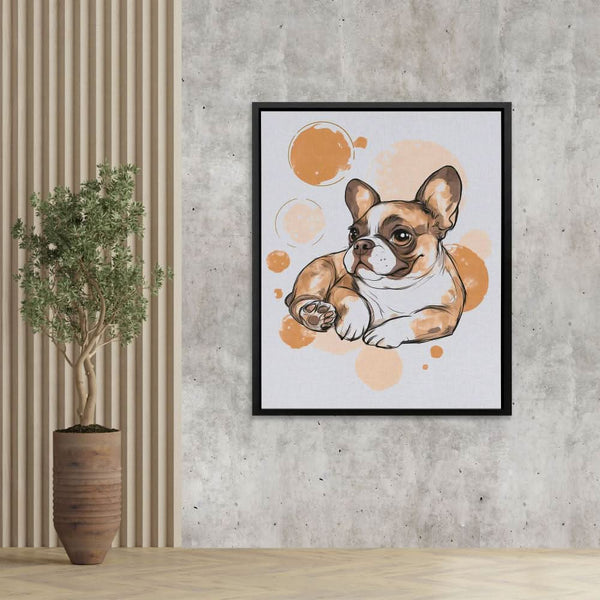French Bulldog in a room