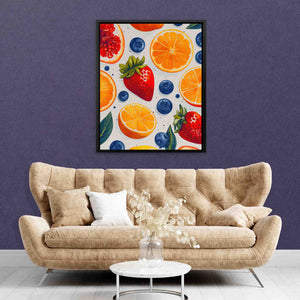 Fresh Fruits - Large Abstract Canvas Print