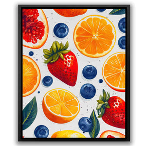 Fresh Fruits - Orange Food Canvas Print