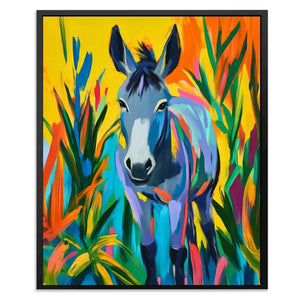 Friendly Donkey - Luxury Wall Art