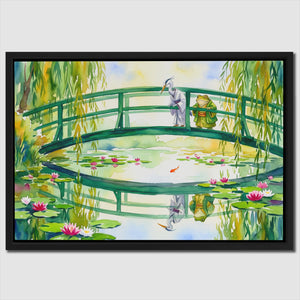 Frog Japanese Garden — Frog Japanese Garden Close Up Landscape 69