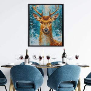 Frozen Antlers - Large Canvas Print