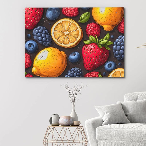 Fruit Wall in a room