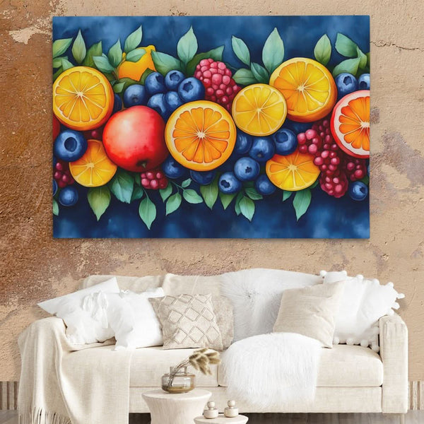 Fruit Wreath in a room