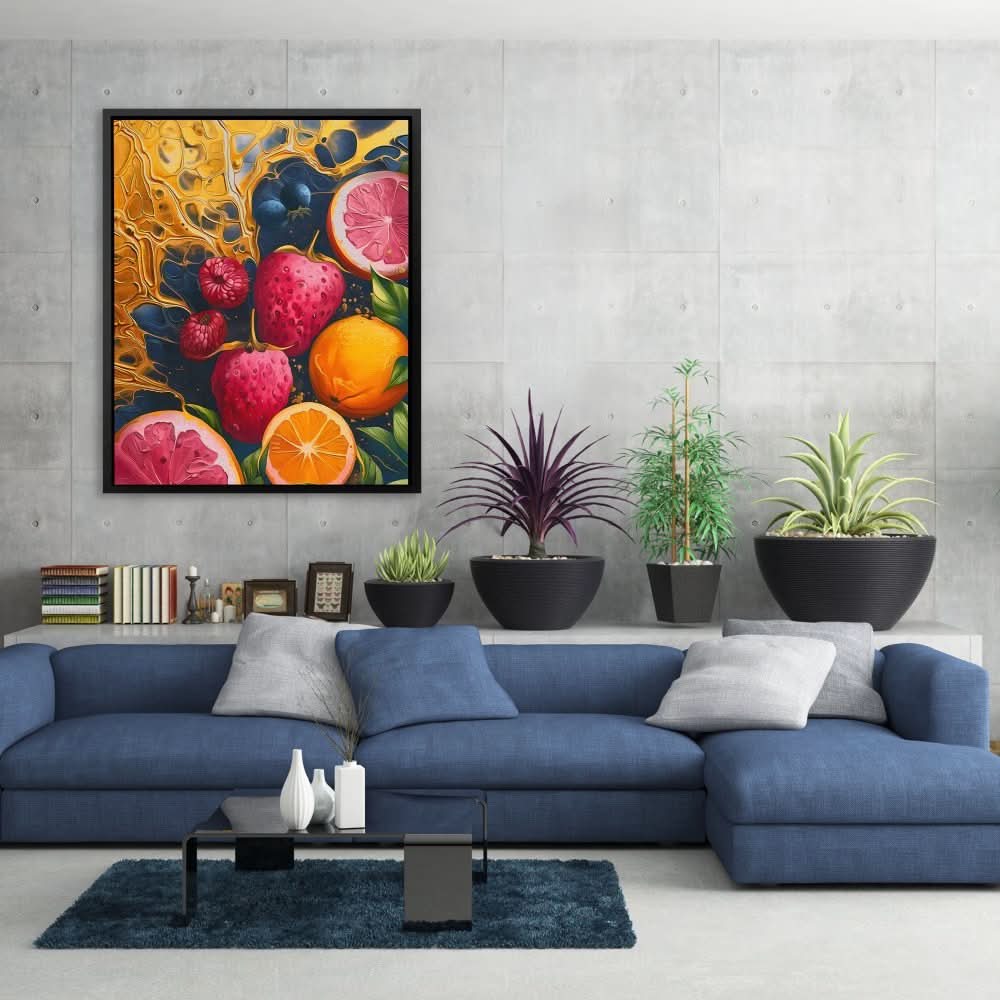 Fruitful Bliss - Colorful Wall Art for Kitchen