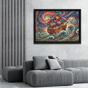 Galleon Swirling Seas — Galleon Swirling Seas grey room 2 land 323