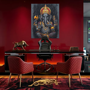 Ganesha Charcoal Crown — Ganesha Charcoal Crown Bull Trader Room Port 93