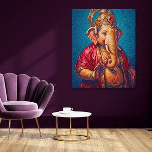 Ganesha Jeweled Crown — Ganesha Jeweled Crown purple room 118