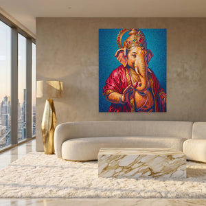 Ganesha Jeweled Crown — Ganesha Jeweled Crown White Gold Lux Port 94