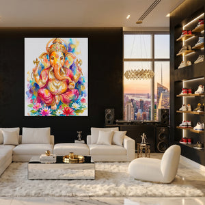 Ganesha Watercolor Blooms — Ganesha Watercolor Blooms Hype Beast Port 129