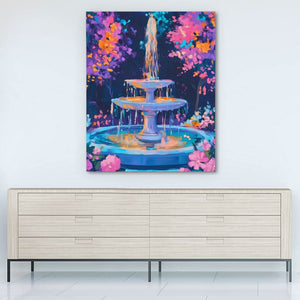Garden Fountain - Luxury Wall Art