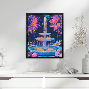 Garden Fountain - Luxury Wall Art