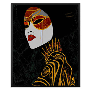 Geisha Golden Parasol — Geisha Golden Parasol Front Facing Portrait2 143