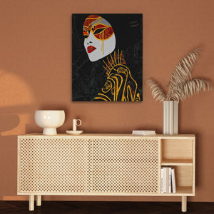 Geisha Golden Parasol — Geisha Golden Parasol Brown Wall 71