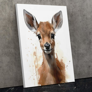 Gentle Fawn - Country Canvas Print