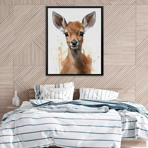 Gentle Fawn - Canvas Wall Art