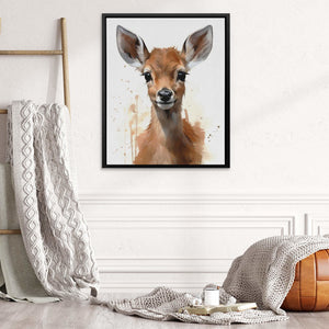 Gentle Fawn - Large Canvas Print