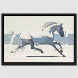 Gentle Grace - Blue Country and Farm Canvas Print