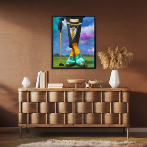 Gentleman Golfer's Reverie - Luxury Wall Art