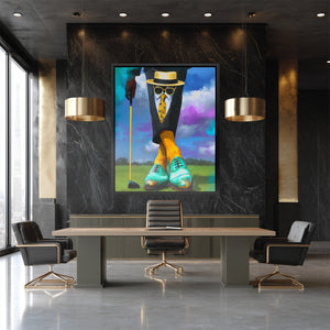 Gentleman Golfer's Reverie - Luxury Wall Art