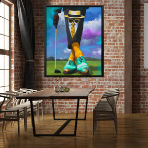 Gentleman Golfer's Reverie - Luxury Wall Art