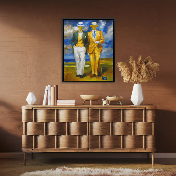 Gentlemen's Golden Hour in a room
