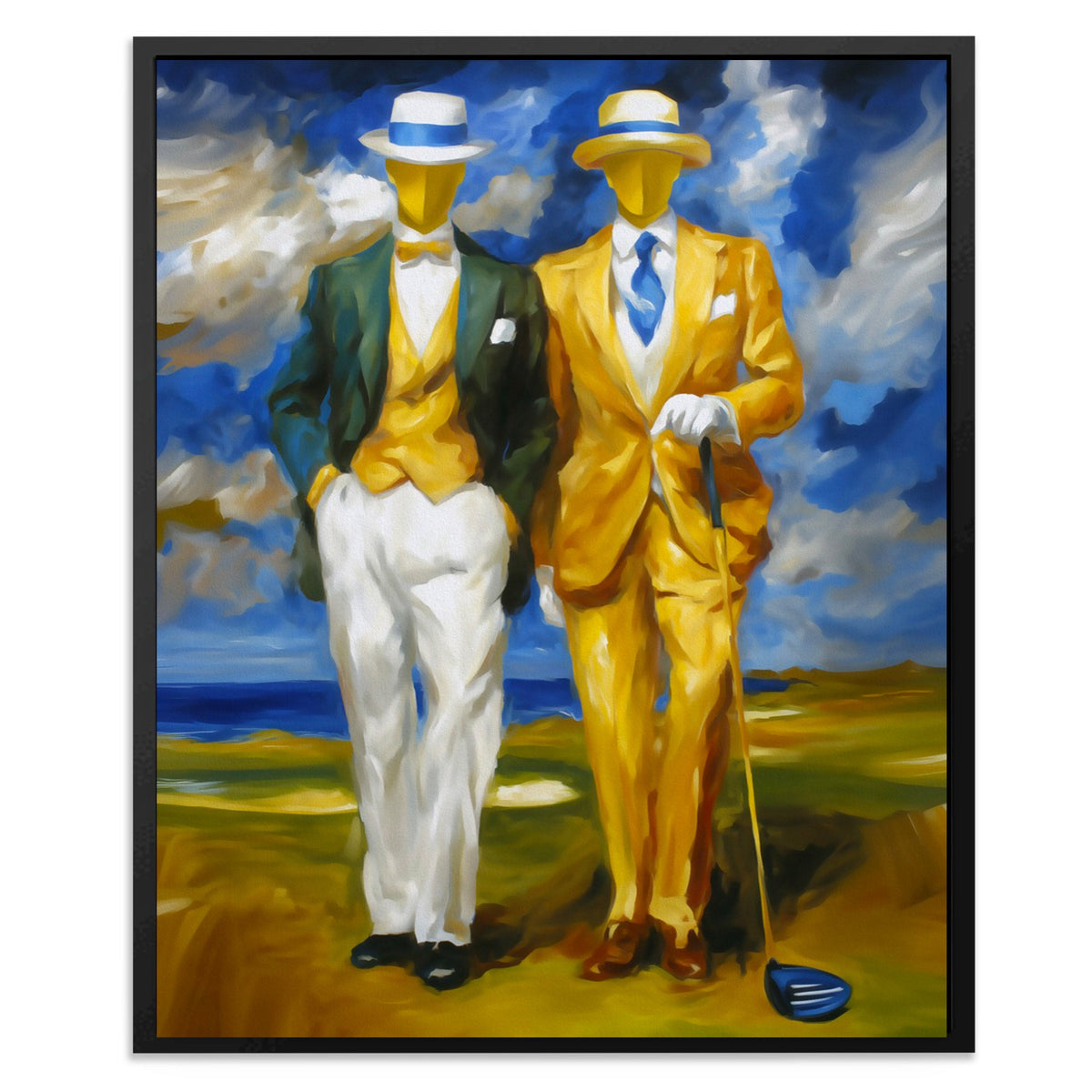 Gentlemen's Golden Hour - Luxury Wall Art