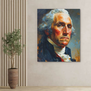 George Washington Portrait - Large Canvas Print