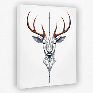 Ghostly Buck - Country Canvas Wall Art
